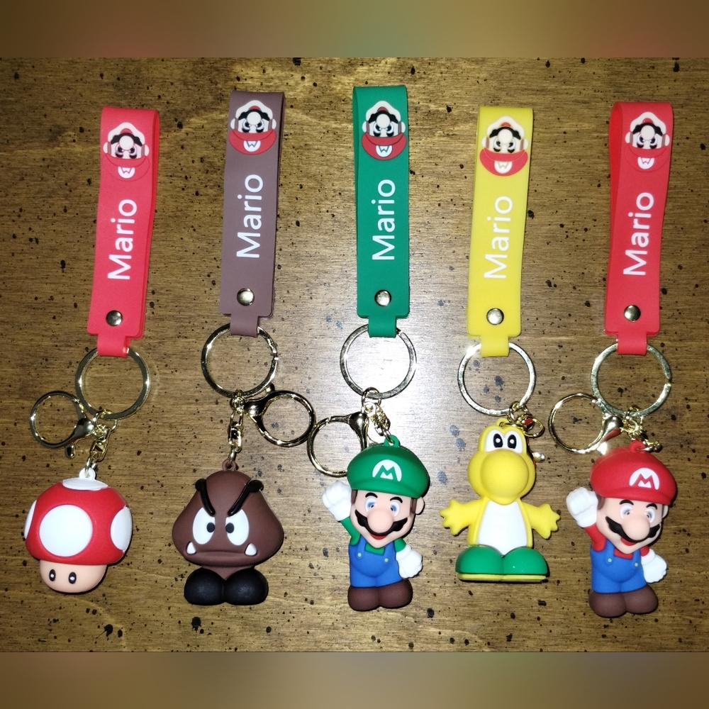 Super Mario Bros Keychains